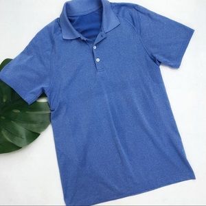 Men’s blue Lululemon polo shirt size small